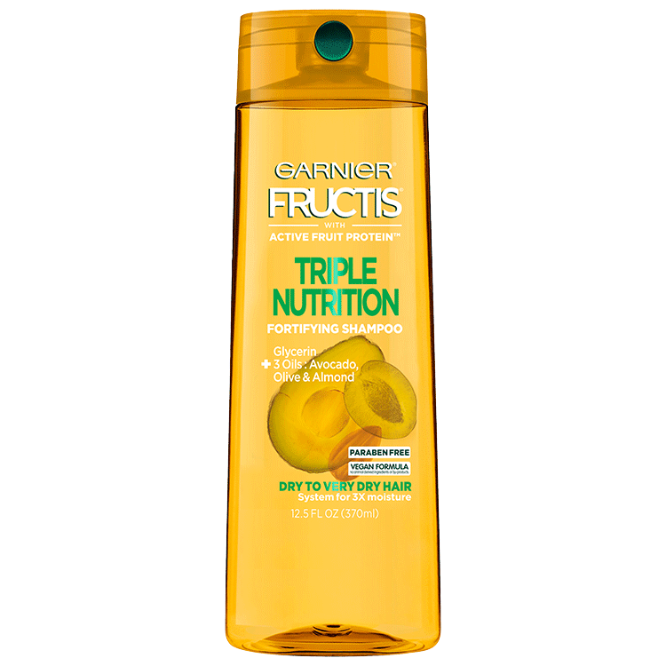 Front view of Triple Nutrition Shampoo for Very Dry Hair.